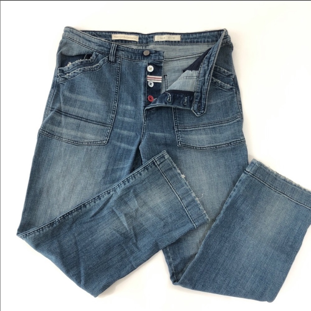 Pilcro and the Letterpress Jeans Folio Boyfriend